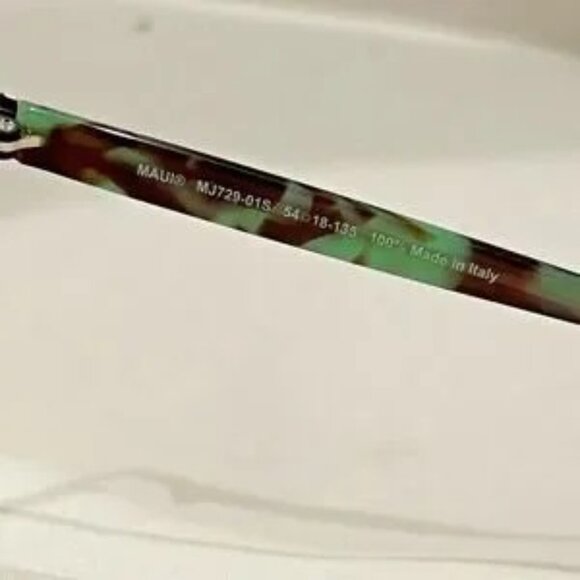 Popoki style Maui Jim Sunglasses Turquoise & Brown Tortoise Shell